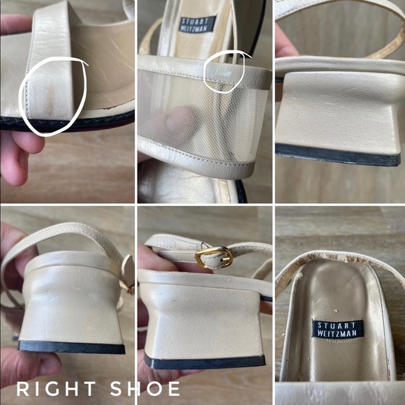 Stuart Weitzman Chunky Square-Toe Slingbacks - Picture 10 of 10